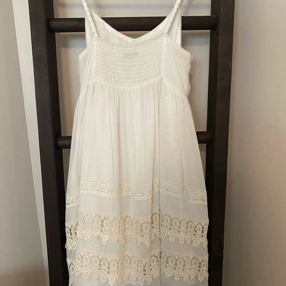 White boho bow dress - Picture 4 of 5